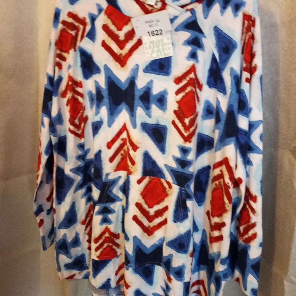 2XL Patriotic Hoodie. #1622 - Picture 3 of 6